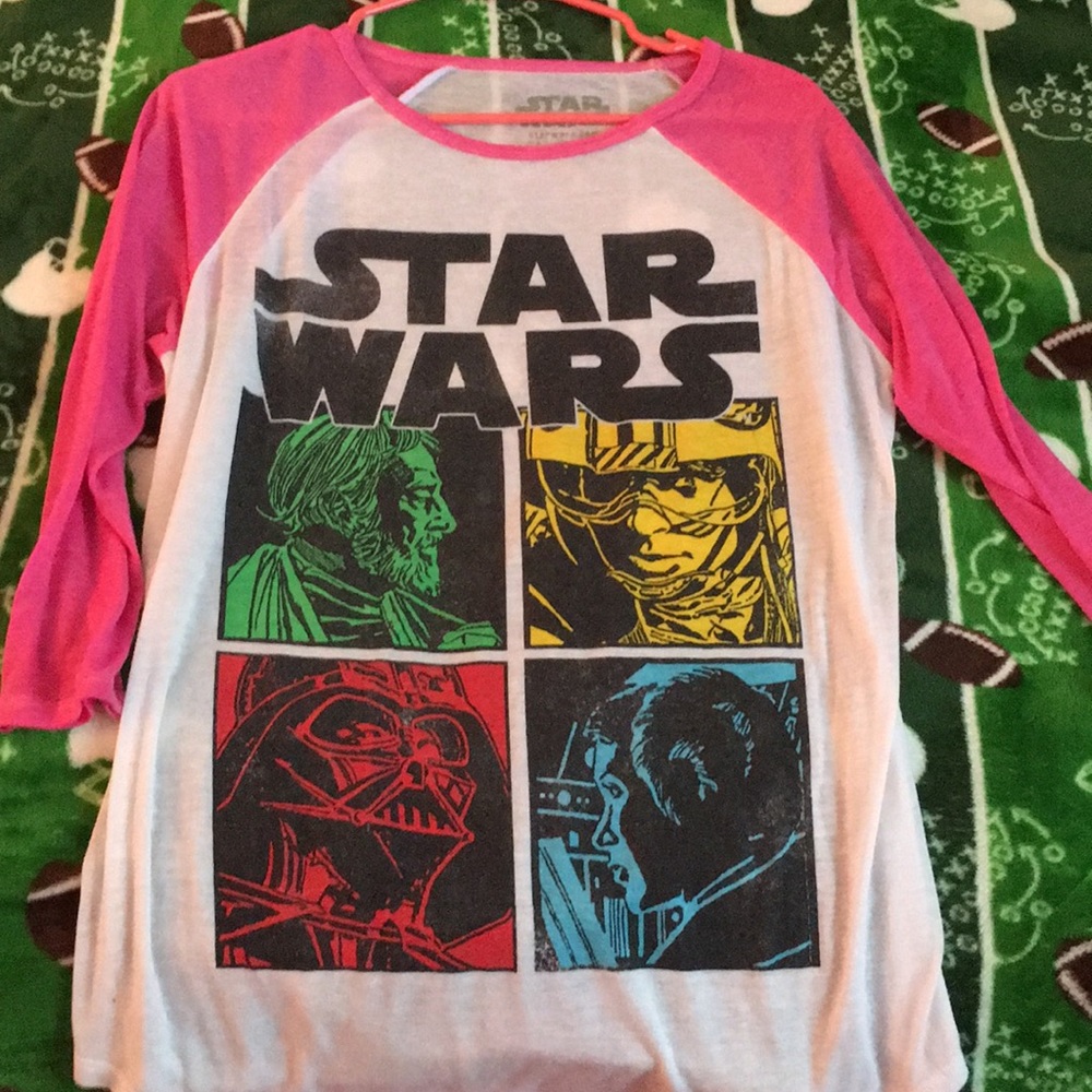 Star Wars long sleeved tee shirt
